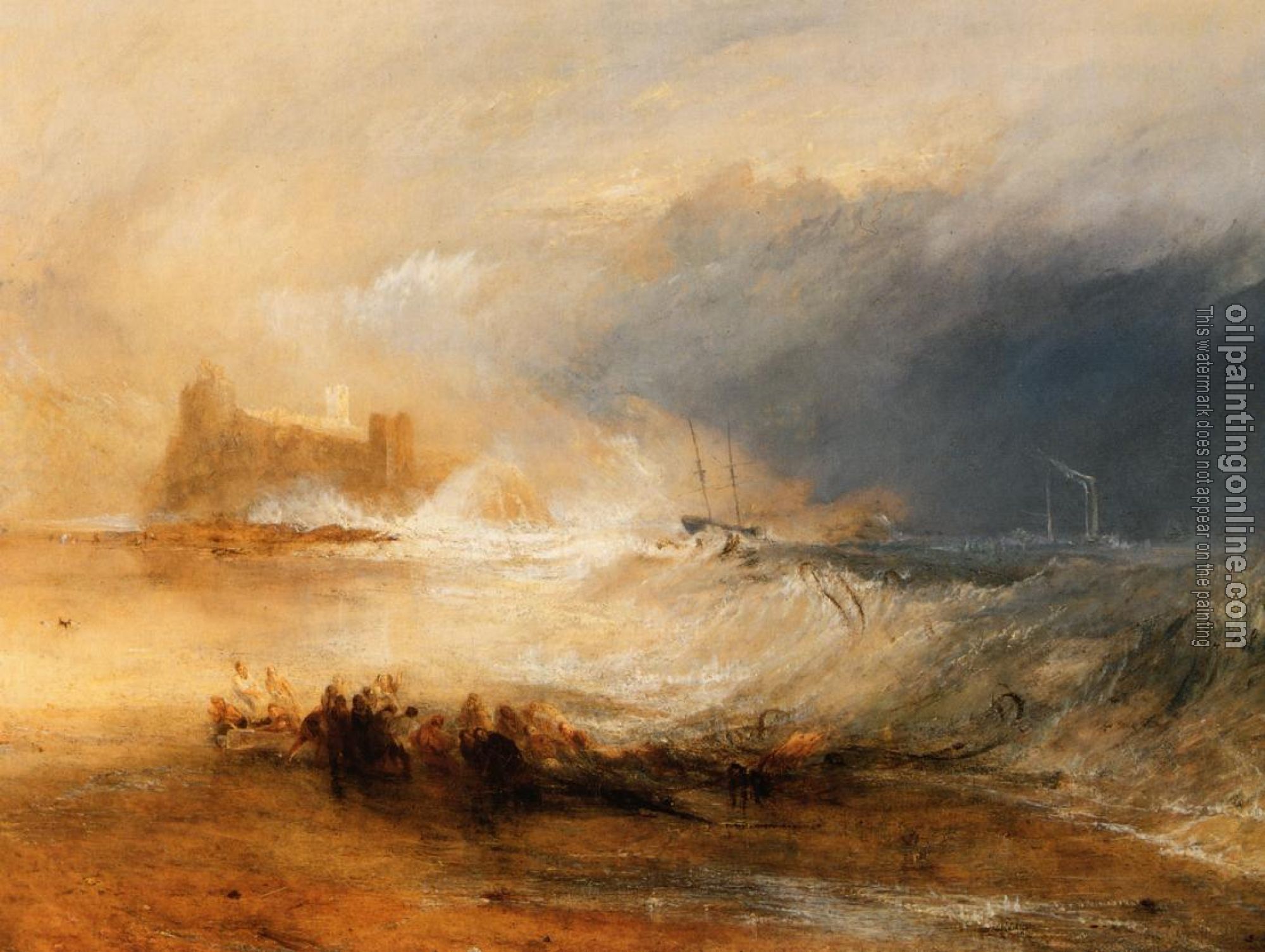 Turner, Joseph Mallord William - Wreckers,Coast of Northumberland